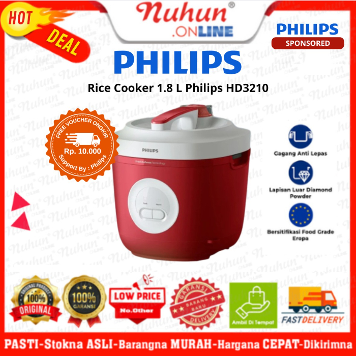 Philips Rice Cooker HD 3210 1.8 liter
