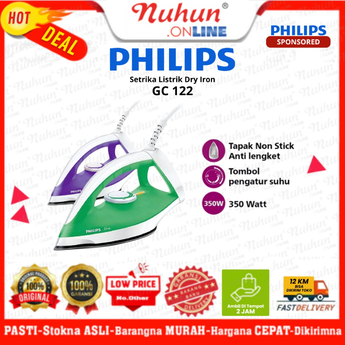Philips Setrika GC-122 Dry Iron