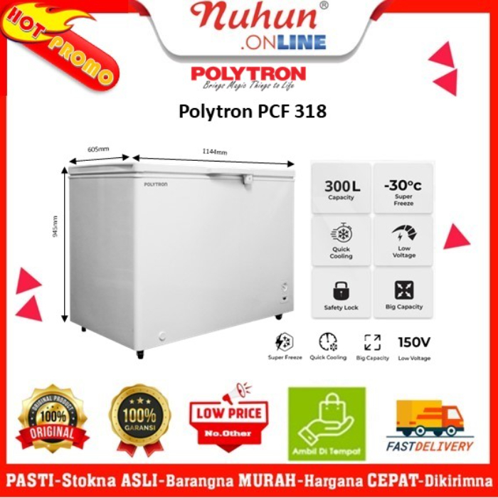 Polytron Chest Freezer PCF 318