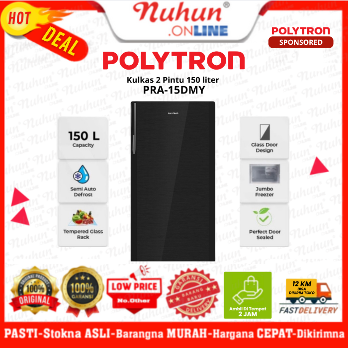 Polytron Kulkas 1 Pintu PRA 15 DMY