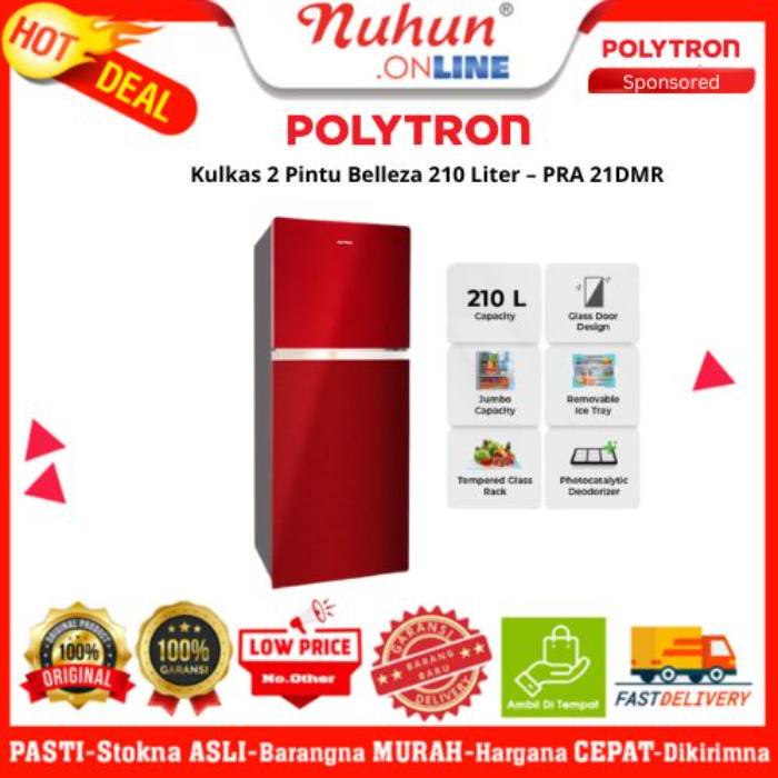 Polytron Kulkas 2 Pintu PRA 21 DMR