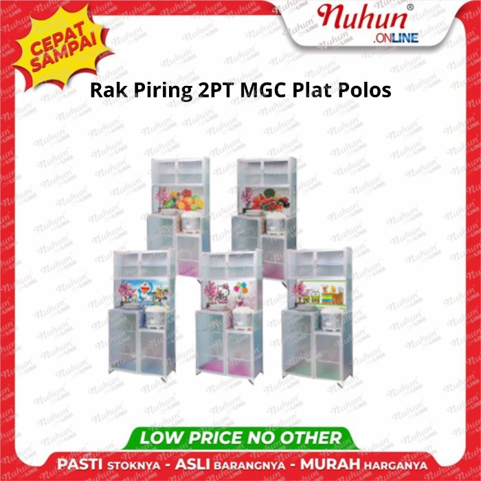 Rak Piring 2PT MGC Plat Polos
