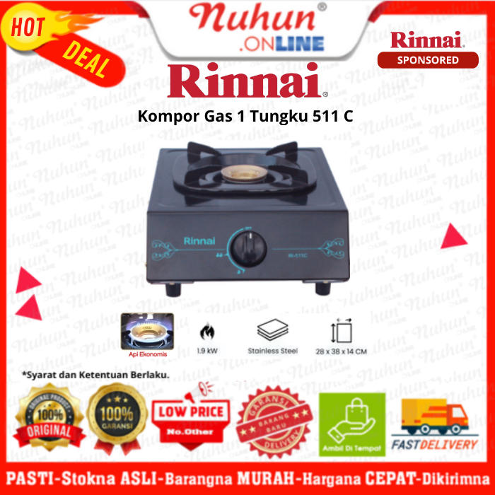 Rinnai Kompor 1 Tungku 511 C