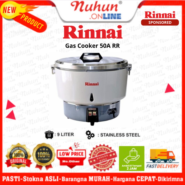 Rinnai Gas Cooker RR-50A 4-9 Liter
