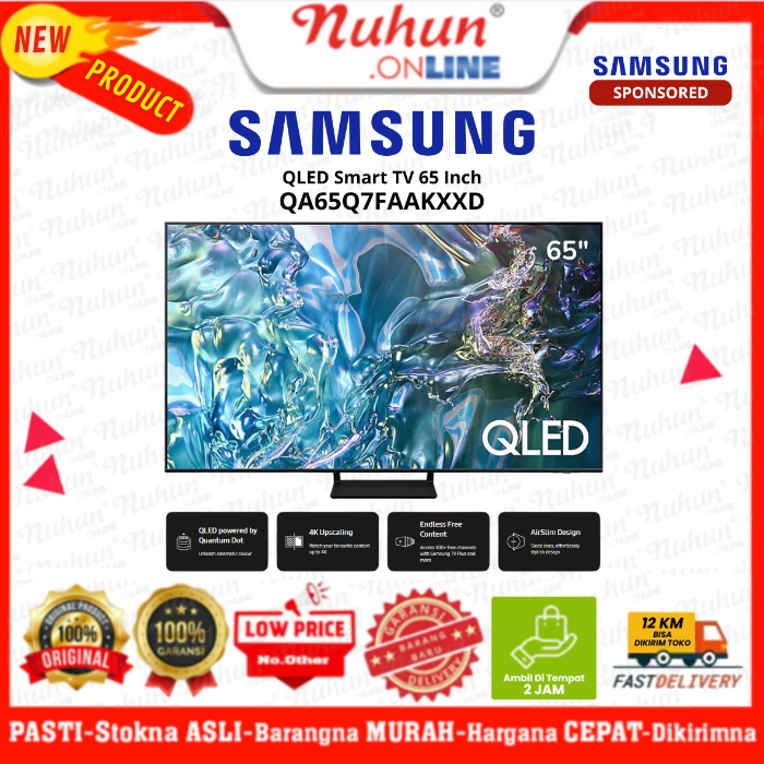 Samsung Smart TV 65 Inch QLED UA65Q7FAAKXXD