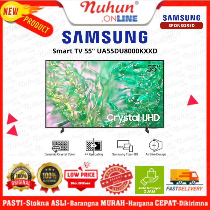 Samsung Smart TV UA55DU8000KXXD Crystal UHD 4K