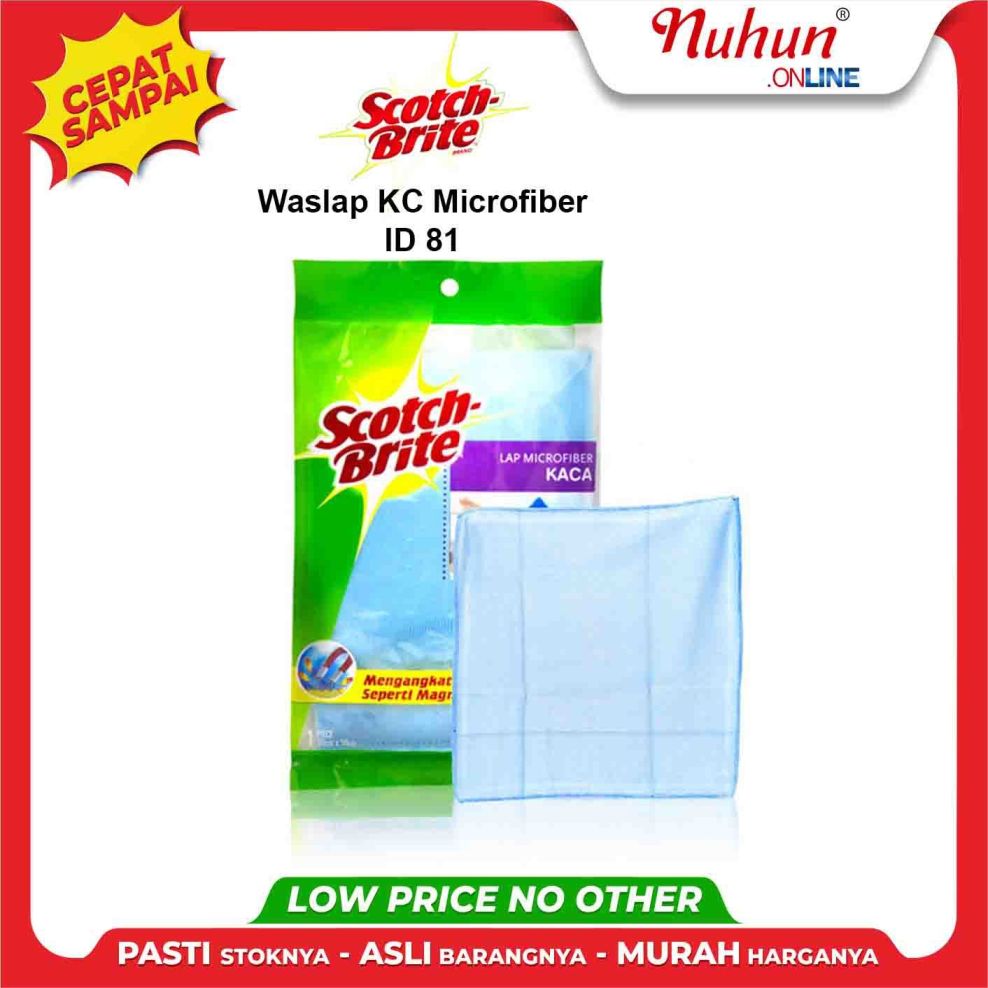 Scotch Brite Waslap Kaca Microfiber ID 81
