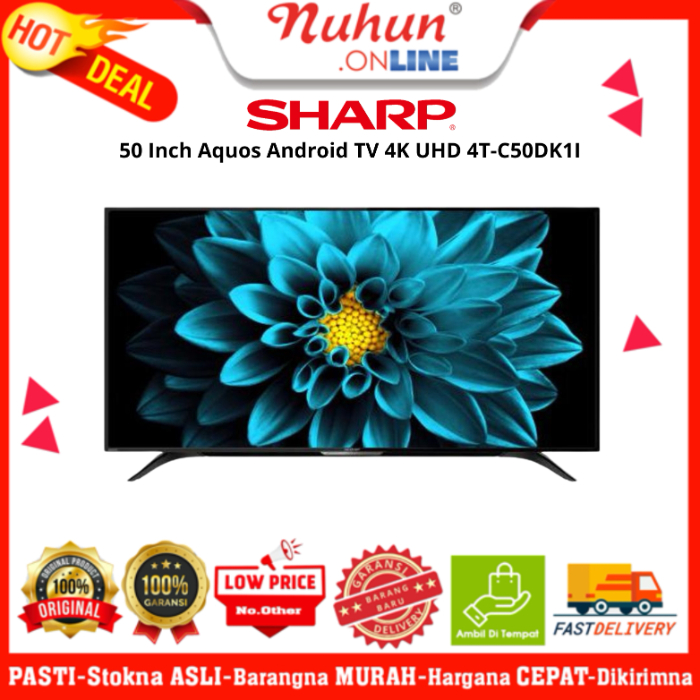Sharp Android TV 4K 50 InchUHD 4T-C50DK1I