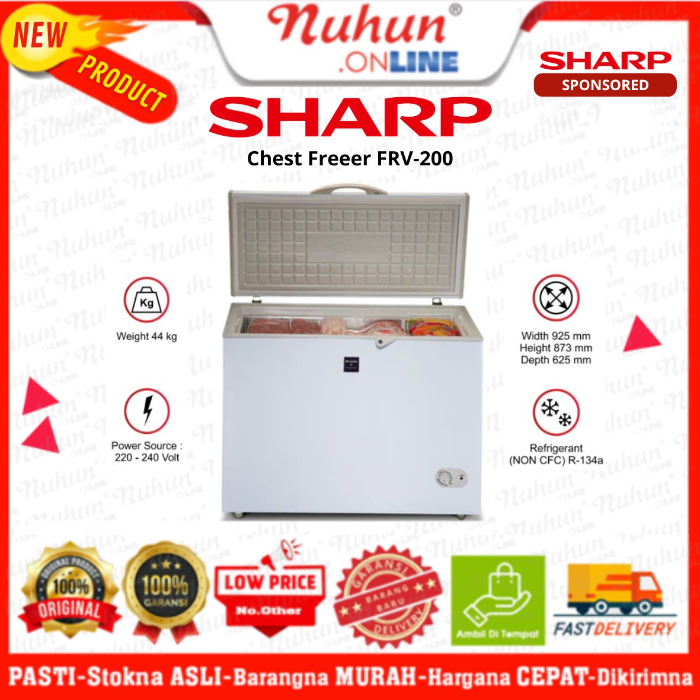 Sharp Chest Freezer FRV-200 195 Liter