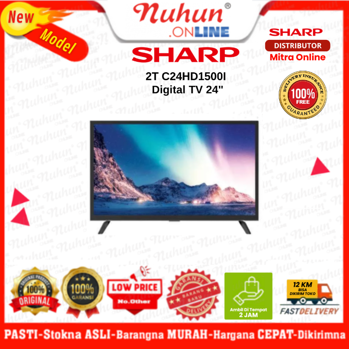 Sharp Digital TV 24" 2TC-24HD1500I