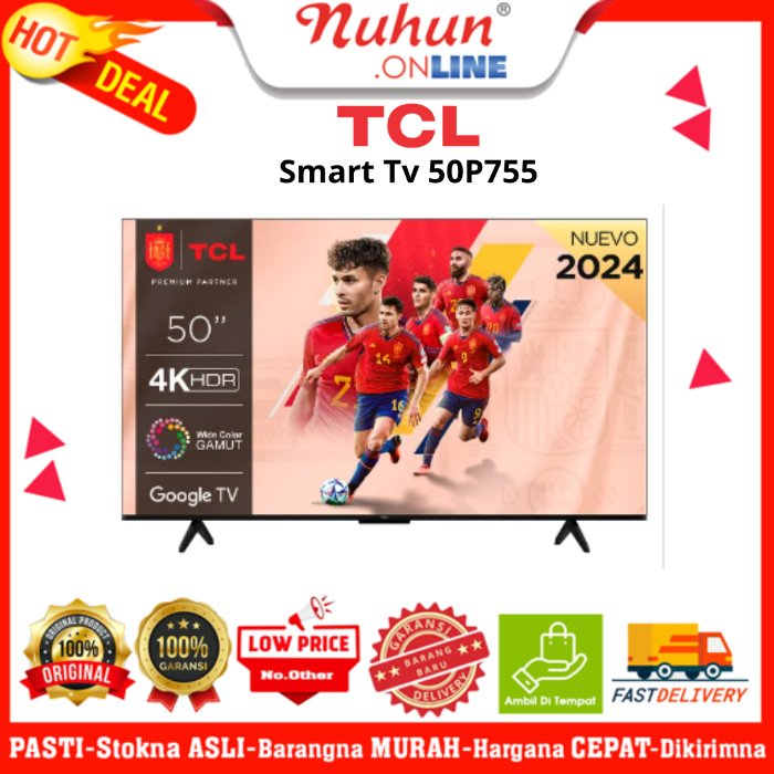 TCL Smart Digital Tv 50P755