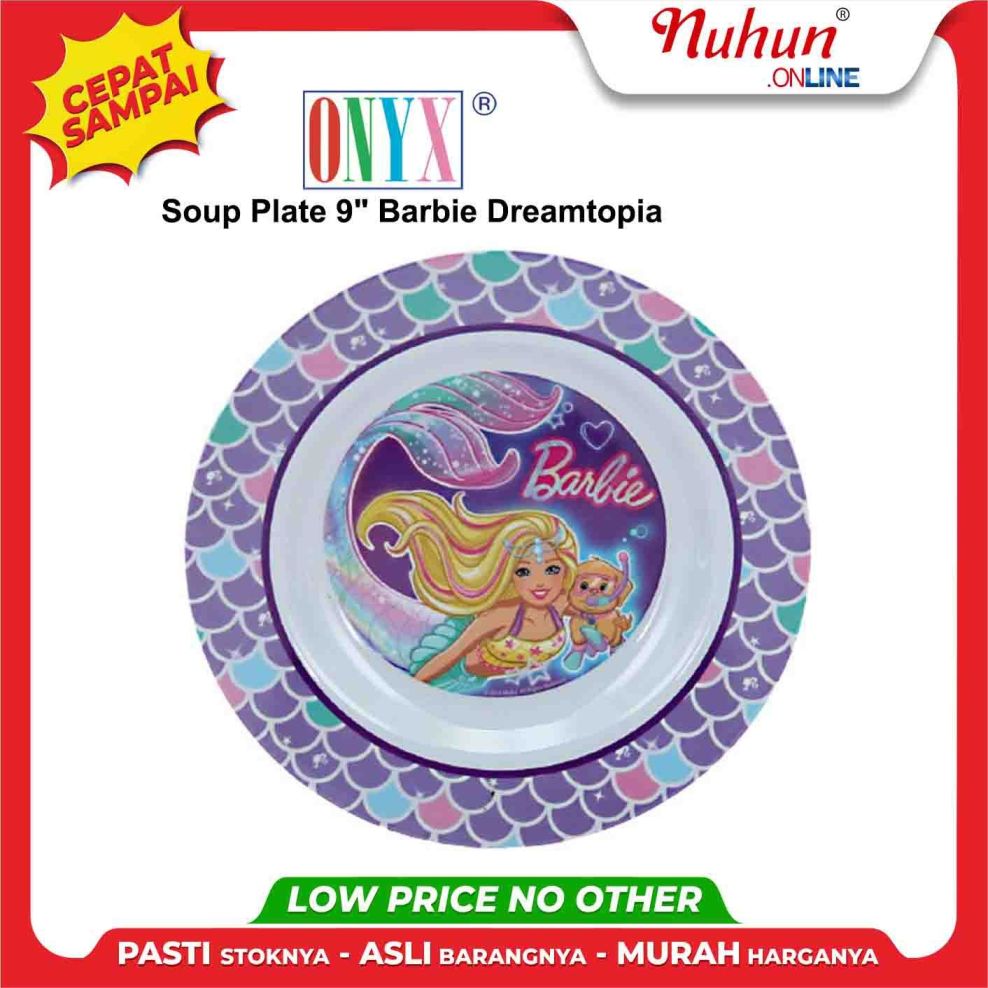 ONYX Soup Plate 9inch Barbie Dreamtopia