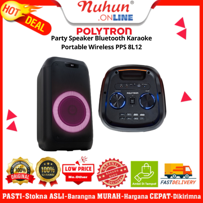 Polytron Speaker Bluetooth PPS 8L12 Party