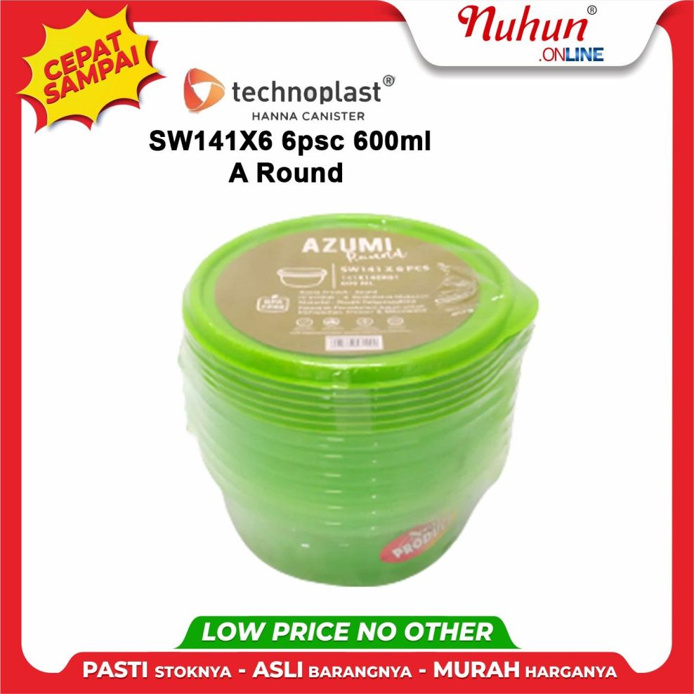 Technoplast SW141X6 6psc 600ml A Round