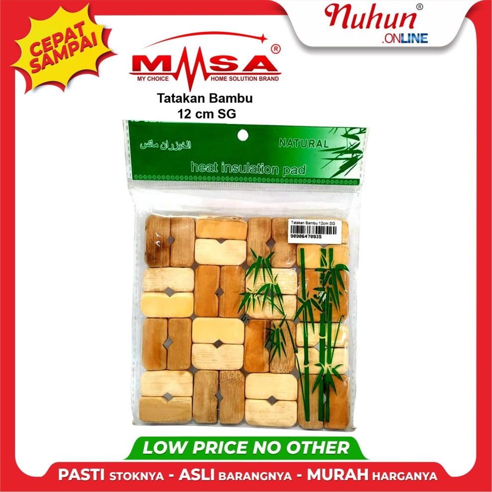 MSA Tatakan Bambu 12cm SG