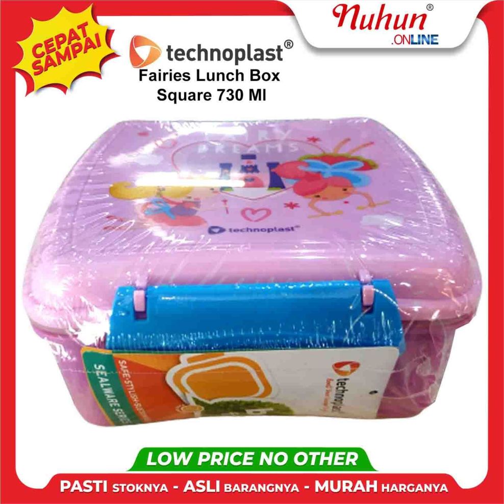 Technoplast Fairies Lunch Box Square 730 Ml