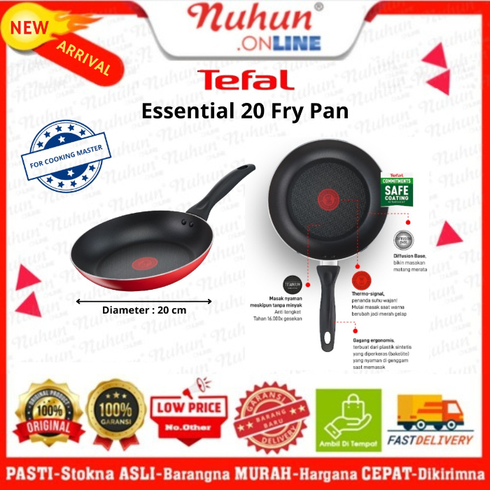 Tefal Essentials Frypan 20cm Panci Wajan