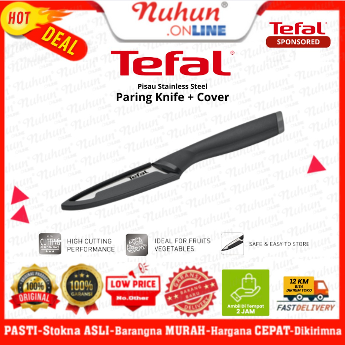 Tefal Pisau Paring Knife + Cover
