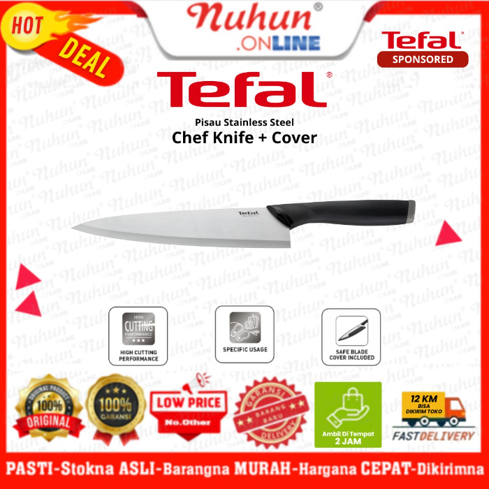 Tefal Pisau Tefal Chef Knife + Cover