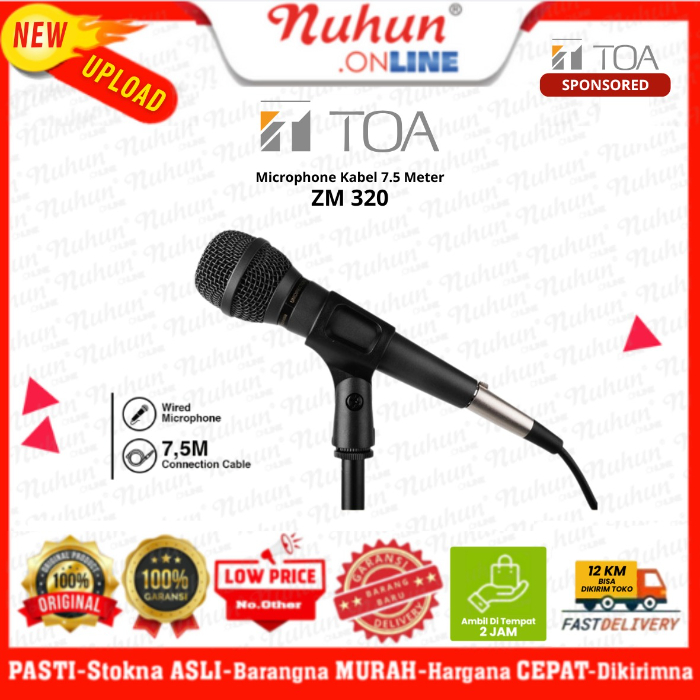 Toa Microphone Kabel ZM 320