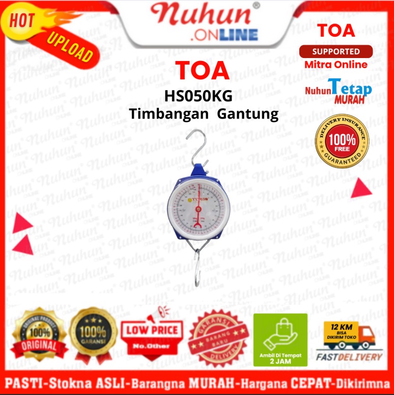 TORA Timbangan 50kg  HS050KG Gantung