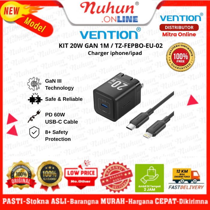 Vention Charging Kit 20W GaN 1M / TZ-FEPBO-EU 02