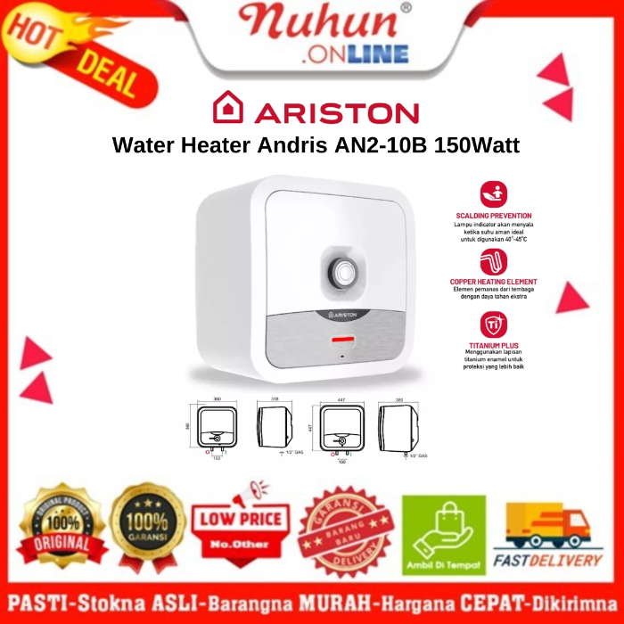 Ariston Water Heater Andris AN2-10B 150Watt