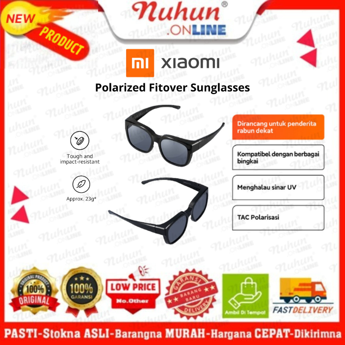 Xiaomi Polarized Fitover Sunglasses | TAC Polarisasi | Menghalau Sinar UV | Kacamata